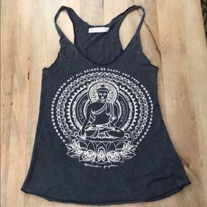 Spiritual Gangster Blue Racerback Tank - XS